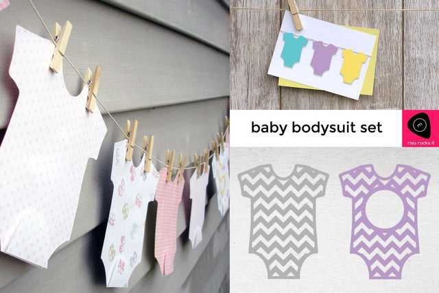 Baby Bodysuit Set SVG Risa Rocks It 