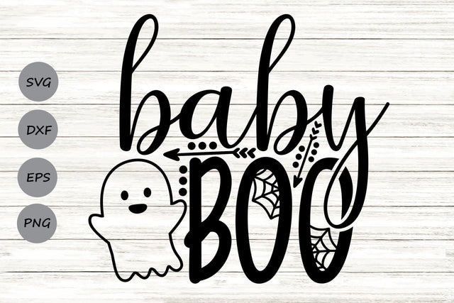 Baby Boo| Halloween Baby SVG Cutting Files. SVG CosmosFineArt 
