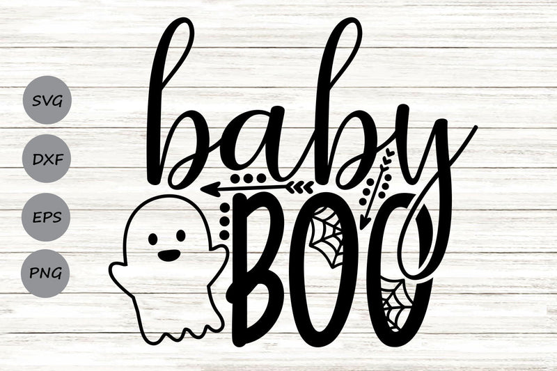 Baby Boo| Halloween Baby SVG Cutting Files. SVG CosmosFineArt 
