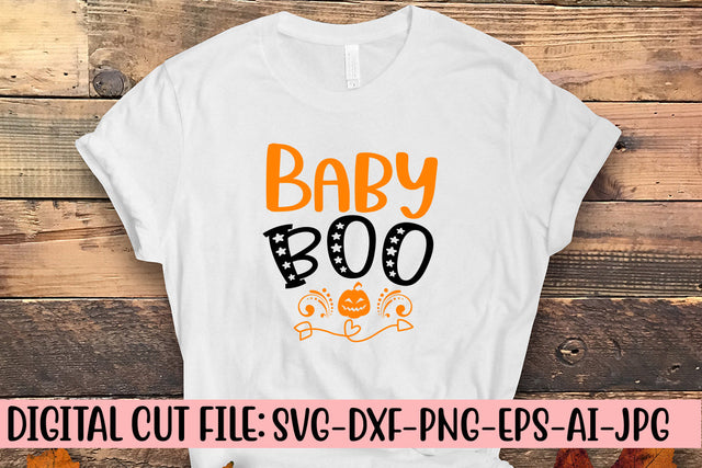 Baby Boo SVG Design SVG Syaman 
