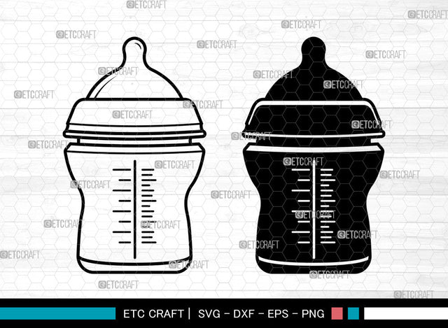 Baby Bottle SVG, Milk Bottle svg, New Baby Svg, Newborn Svg, Infant Baby Svg, Baby Bottle Svg SVG ETC Craft 