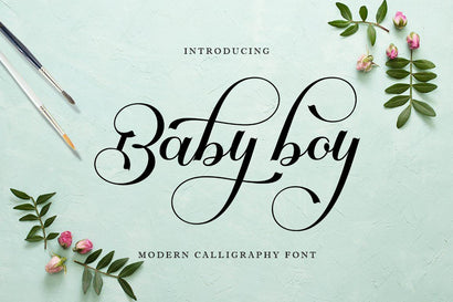 Baby boy Font WsStudio 