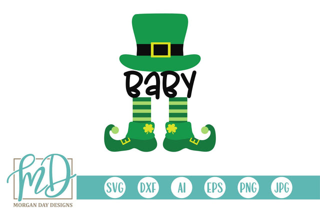 Baby Boy Leprechaun SVG Morgan Day Designs 