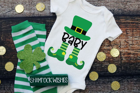 Baby Boy Leprechaun SVG Morgan Day Designs 
