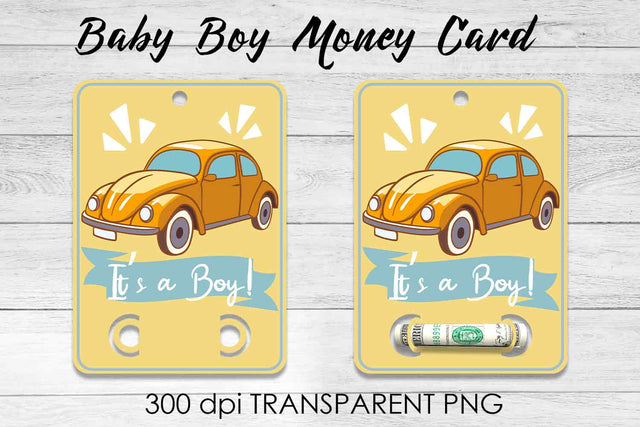 Baby Boy Money Card PNG Design | Boy Money Holder | Baby PNG Sublimation Fly Design 