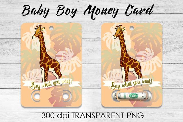 Baby Boy Money Card PNG Design | Boy Money Holder | Baby PNG Sublimation Fly Design 
