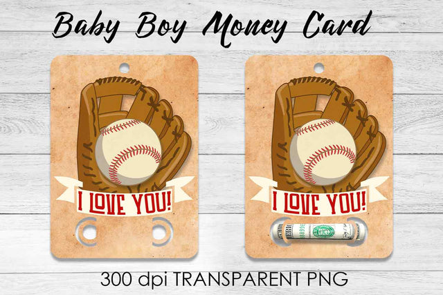 Baby Boy Money Card PNG Design | Boy Money Holder | Baby PNG Sublimation Fly Design 