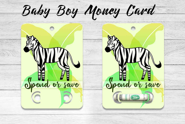 Baby Boy Money Card PNG Design | Boy Money Holder | Baby PNG Sublimation Fly Design 