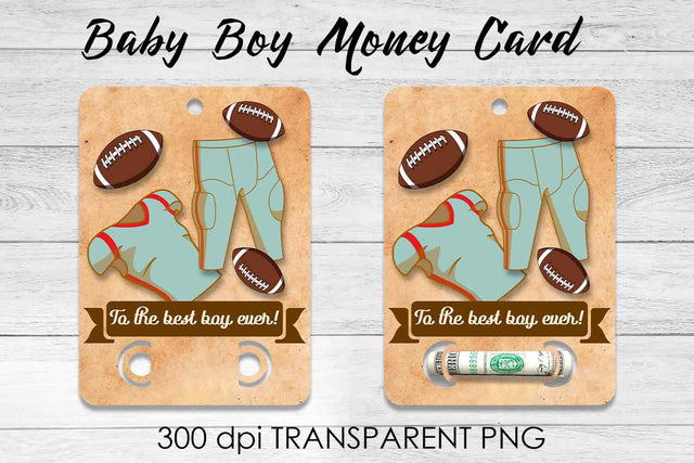 Baby Boy Money Card PNG Design | Boy Money Holder | Baby PNG Sublimation Fly Design 