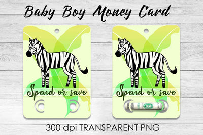 Baby Boy Money Card PNG Design | Boy Money Holder | Baby PNG Sublimation Fly Design 