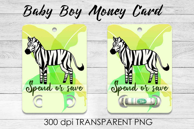 Baby Boy Money Card PNG Design | Boy Money Holder | Baby PNG Sublimation Fly Design 