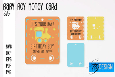 Baby Boy Money Card SVG | Baby Boy SVG Design | Baby Boy SVG Quotes SVG Fly Design 