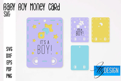 Baby Boy Money Card SVG | Baby Boy SVG Design | Baby Boy SVG Quotes SVG Fly Design 