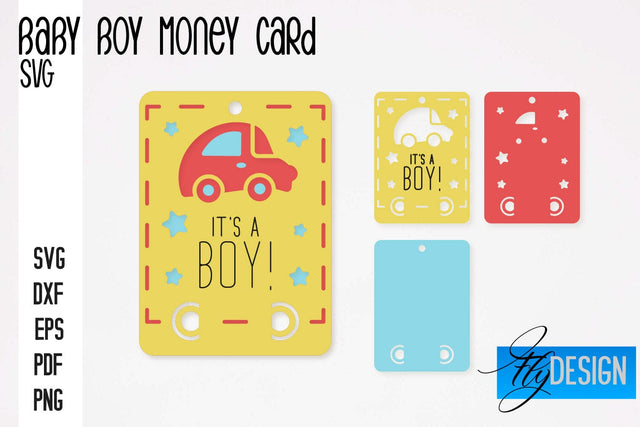 Baby Boy Money Card SVG | Baby Boy SVG Design | Baby Boy SVG Quotes SVG Fly Design 