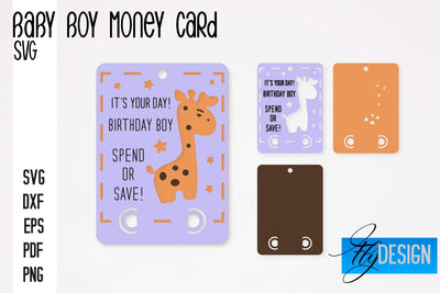 Baby Boy Money Card SVG | Baby Boy SVG Design | Baby Boy SVG Quotes SVG Fly Design 