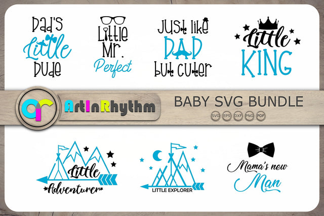 Baby Boy Svg Bundle, Baby boy Svg, Newborn Baby Boy Svg, Baby Svg SVG Artinrhythm shop 