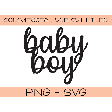 Baby Boy svg png - Baby Cake Topper Cut File - Silhouette Cut File - Cricut Cut File - DIY Baby Shower - Baby Shower Cut File SVG Top It Off Party 