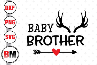 Baby Brother SVG, PNG, DXF Files SVG BMDesign 