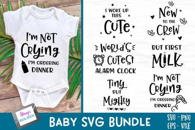 Baby Bundle - Includes 7 Baby SVG Designs SVG Stacy's Digital Designs 