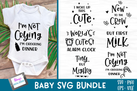 Baby Bundle - Includes 7 Baby SVG Designs SVG Stacy's Digital Designs 