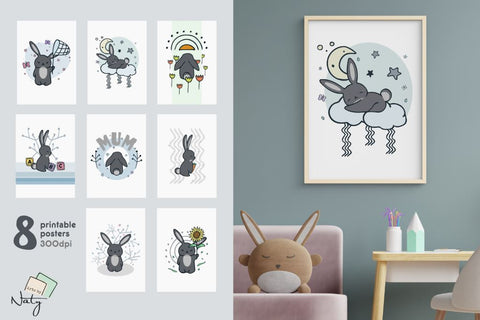 Baby bunny collection. SVG Arts By Naty 
