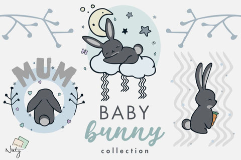 Baby bunny collection. SVG Arts By Naty 