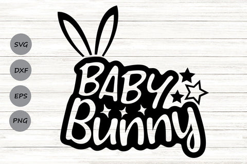 Baby Bunny| Easter Bunny SVG Cutting Files. SVG CosmosFineArt 