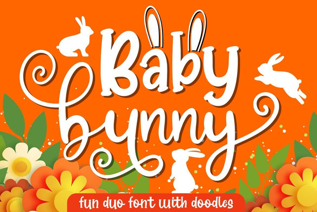Baby bunny Font Hans Co 