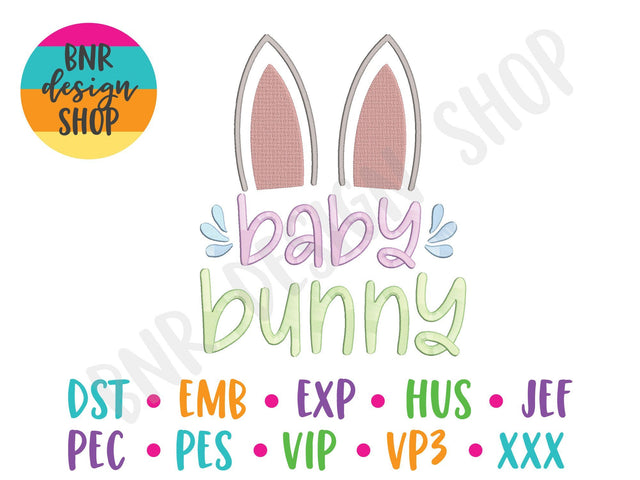 Baby Bunny Machine Embroidery Design Embroidery/Applique BNRDesignShop 