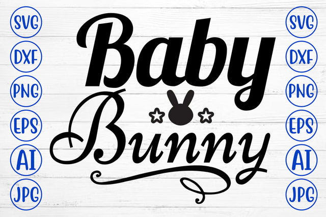Baby Bunny SVG Cut File SVG Syaman 