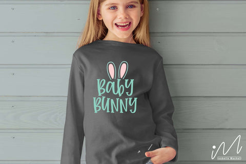 Baby bunny svg, Easter bunny t shirt svg, Baby t shirt svg, Easter baby svg SVG Isabella Machell 