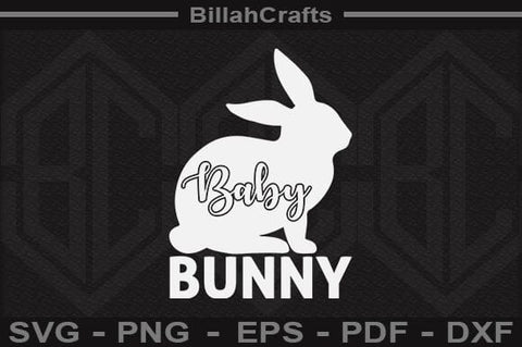 Baby Bunny SVG File SVG BillahCrafts 