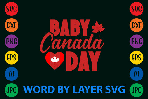 Baby Canada Day, Canada Day SVG Design SVG Rafiqul20606 