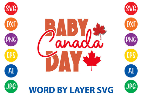 Baby Canada Day, Canada Day SVG Design SVG Rafiqul20606 