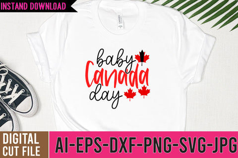 Baby Canada Day SVG Design , Canada SVG Bundle SVG BlackCatsMedia 