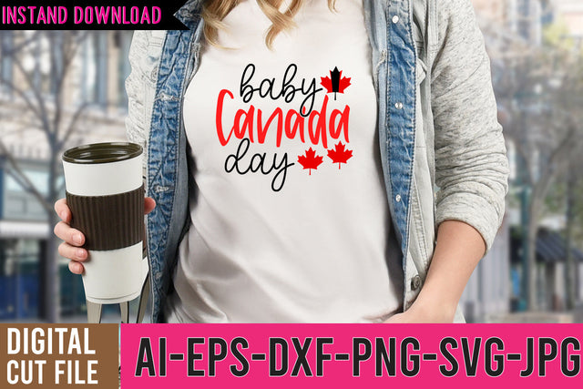 Baby Canada Day SVG Design , Canada SVG Bundle SVG BlackCatsMedia 