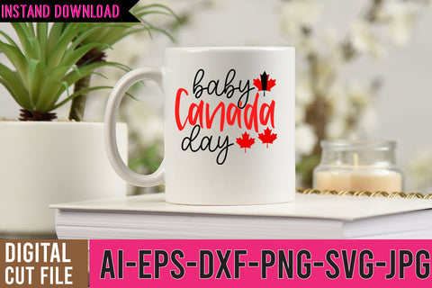 Baby Canada Day SVG Design , Canada SVG Bundle SVG BlackCatsMedia 