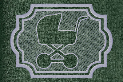 Baby carriage embossed machine embroidery digital download a Embroidery/Applique DESIGNS embroidery-workshop 