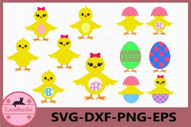 Baby Chick Easter SVG SVG Lerastudio 
