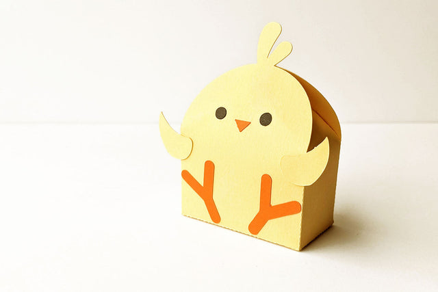 Baby Chick Gift Box SVG 3D Paper Risa Rocks It 
