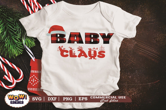 Baby Claus svg, Christmas plaid svg, Santa claus svg, Png SVG Wowsvgstudio 