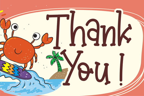 Baby Crab Font Letterena Studios 