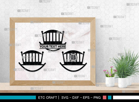 Baby Crib Monogram, Baby Crib Silhouette, Baby Crib SVG, Baby Svg, Infant Svg, Bassinet Svg, Child Svg, SB00464 SVG ETC Craft 