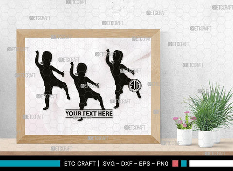 Baby Dance Monogram, Baby Dance Silhouette, Baby Dance SVG, Ballerina Svg, Ballet Svg, Little Ballet Svg, SB00336 SVG ETC Craft 