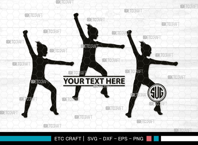 Baby Dance Monogram, Baby Dance Silhouette, Baby Dance SVG, Ballerina Svg, Ballet Svg, Little Ballet Svg, SB00336 SVG ETC Craft 