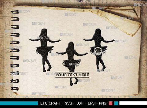 Baby Dance Monogram, Baby Dance Silhouette, Baby Dance SVG, Ballerina Svg, Ballet Svg, Little Ballet Svg, SB00336 SVG ETC Craft 