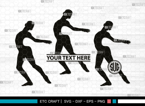 Baby Dance Monogram, Baby Dance Silhouette, Baby Dance SVG, Ballerina Svg, Ballet Svg, Little Ballet Svg, SB00336 SVG ETC Craft 