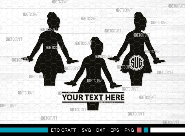 Baby Dance Monogram, Baby Dance Silhouette, Baby Dance SVG, Ballerina Svg, Ballet Svg, Little Ballet Svg, SB00336 SVG ETC Craft 