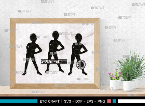 Baby Dance Monogram, Baby Dance Silhouette, Baby Dance SVG, Ballerina Svg, Ballet Svg, Little Ballet Svg, SB00336 SVG ETC Craft 