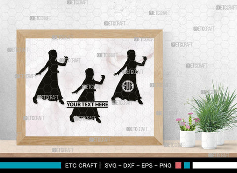 Baby Dance Monogram, Baby Dance Silhouette, Baby Dance SVG, Ballerina Svg, Ballet Svg, Little Ballet Svg, SB00336 SVG ETC Craft 